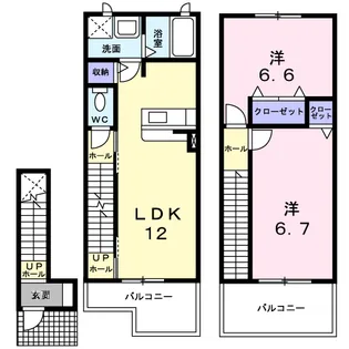 ノーブルメゾン【2階】の間取り