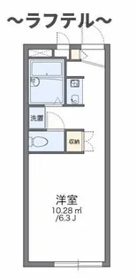 レオパレスメルベーユII(CP【2階】の間取り