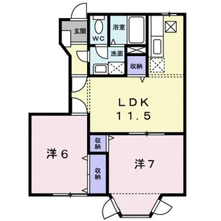 カモミール【1階】の間取り