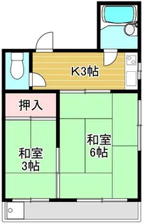 タツミハイツ【3階】の間取り