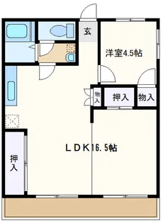 渋谷コート2号館【4階】の間取り