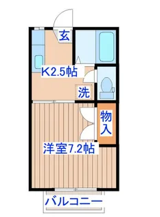 エーデルワイスII【2階】の間取り