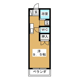 ドリーム長良川【3階】の間取り