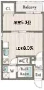 ALEGRIA平野本町2【1階】の間取り