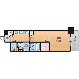 1Kの間取り画像