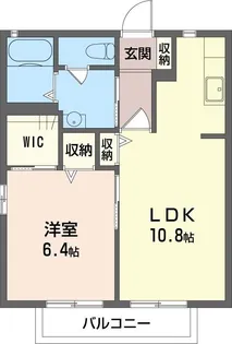 グランヴィーブルC【2階】の間取り