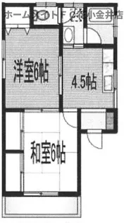 コーポ戸口【1階】の間取り