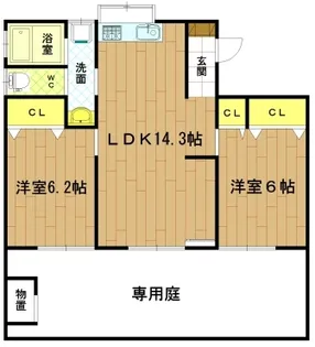 三重県伊勢市御薗町上條【一戸建】の間取り