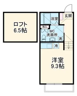 コンフォルト中山【1階】の間取り