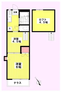 ジェネックスコート【1階】の間取り