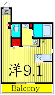 カーサ江戸川【2階】の間取り