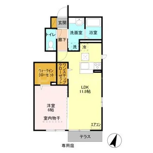 埼玉県さいたま市大宮区三橋4【アパート】の間取り