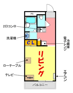 大阪府大阪市鶴見区焼野2【マンション】の間取り