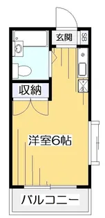 東京都国分寺市東元町3【アパート】の間取り