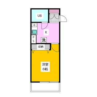 ダイアパレス淵野辺II【1階】の間取り