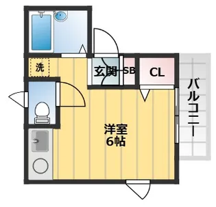 大阪府吹田市寿町1【アパート】の間取り