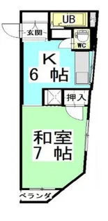 サンコーポ医大【4階】の間取り
