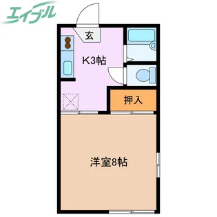賢島ハイツ【2階】の間取り