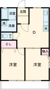 メゾンミレニアムI【1階】の間取り