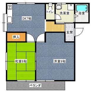 レスポワール【2階】の間取り