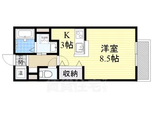 ボナールハイツ【1階】の間取り