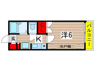 パルコ-ト稲毛II【1階】の間取り