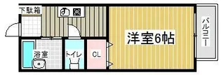 大阪府箕面市小野原東6【アパート】の間取り