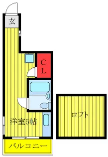F-style十条【2階】の間取り