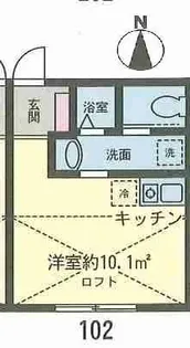 神奈川県横浜市神奈川区上反町2【アパート】の間取り