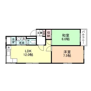 ラフォーレ魚津【3階】の間取り