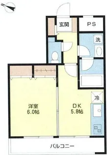 クレーテII篠崎【4階】の間取り