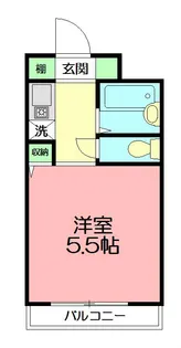 パークサイドビュー戸塚【2階】の間取り