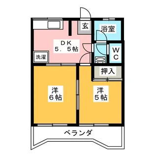 メゾン白和(旧館)【3階】の間取り