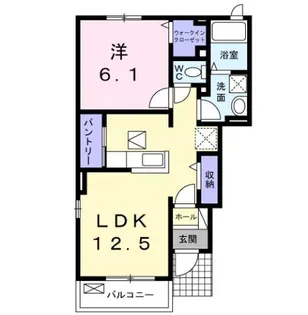 千葉県香取市佐原ホ【アパート】の間取り