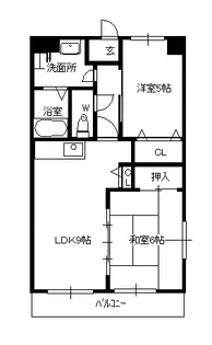 サンパレス大胡【2階】の間取り