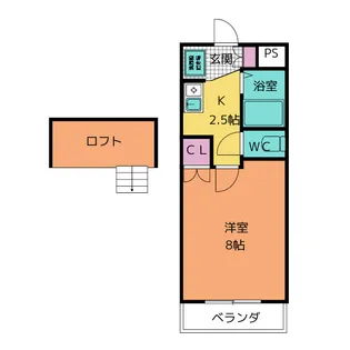 幸希ビル【4階】の間取り