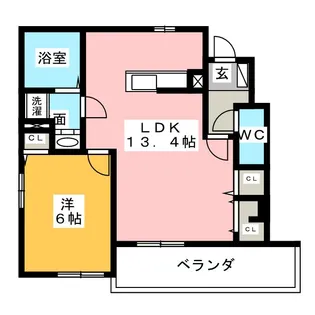 プレミール【1階】の間取り