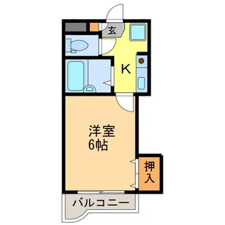 グランベル川島【3階】の間取り