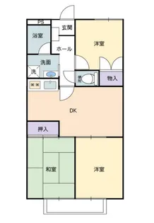 K・クレーネー ペット可【1階】の間取り