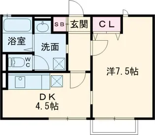 ハナハイム【2階】の間取り
