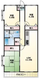 セントラルパレス15【7階】の間取り
