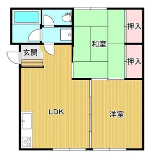 サマーハイツ【1階】の間取り