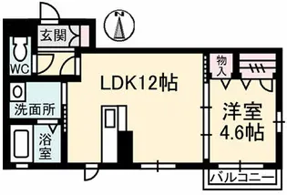 アミーチ【2階】の間取り