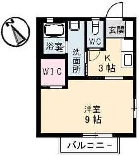 ペパーミル【2階】の間取り