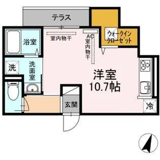 サンマルク E【1階】の間取り