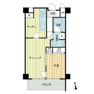 マンション白金台【3階】の間取り