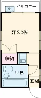 ユンハイツ【3階】の間取り