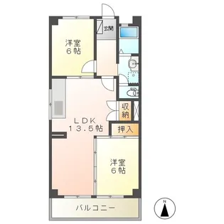 マンション光 A【3階】の間取り