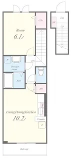 兵庫県神戸市西区玉津町西河原【アパート】の間取り