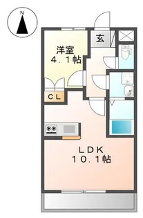 ヤハウェイ 山本【2階】の間取り